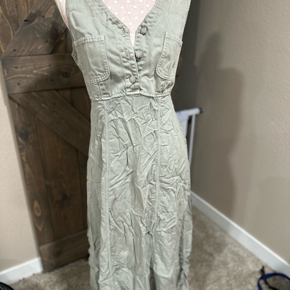 Vintage New York style green dress